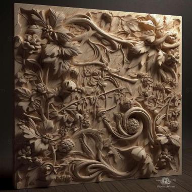 Patterns and decorations stl JAC S4 2 3d model
